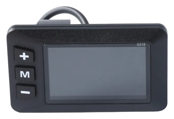Yozma electric bike display showing a status code